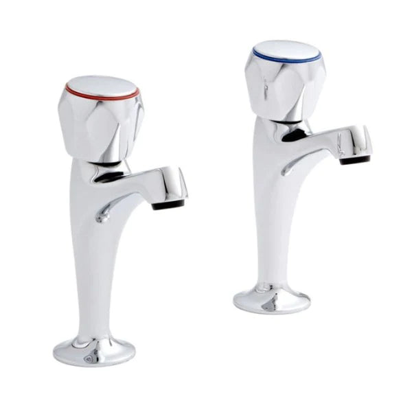 Basin High Neck Tap Set - Chrome