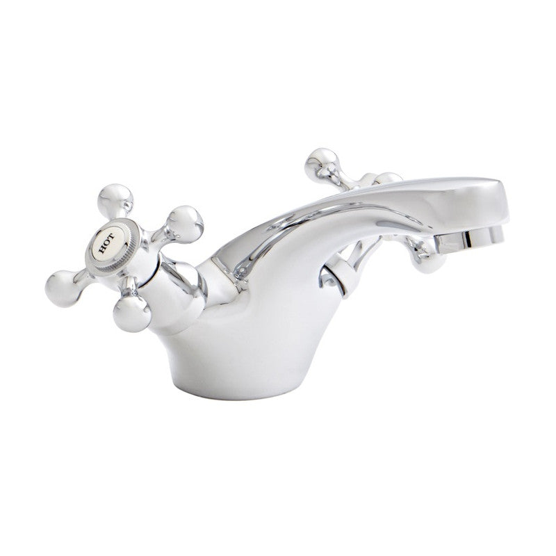 Classica Basin Mixer Tap With Click Waste - Chrome