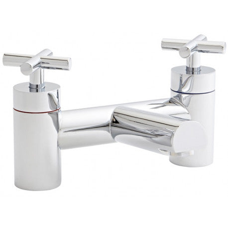 Crystal Bath Mixer Tap - Chrome