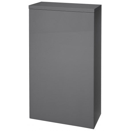 Milan Back To Wall Wc Toilet Unit (Only) - 505mm Grey Gloss