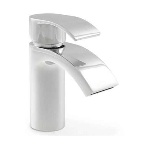 Curve Mini Mono Basin Mixer With Click Waste - Chrome