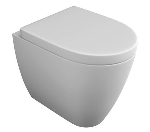 Noa Round Rimless Back To Wall Toilet & Seat