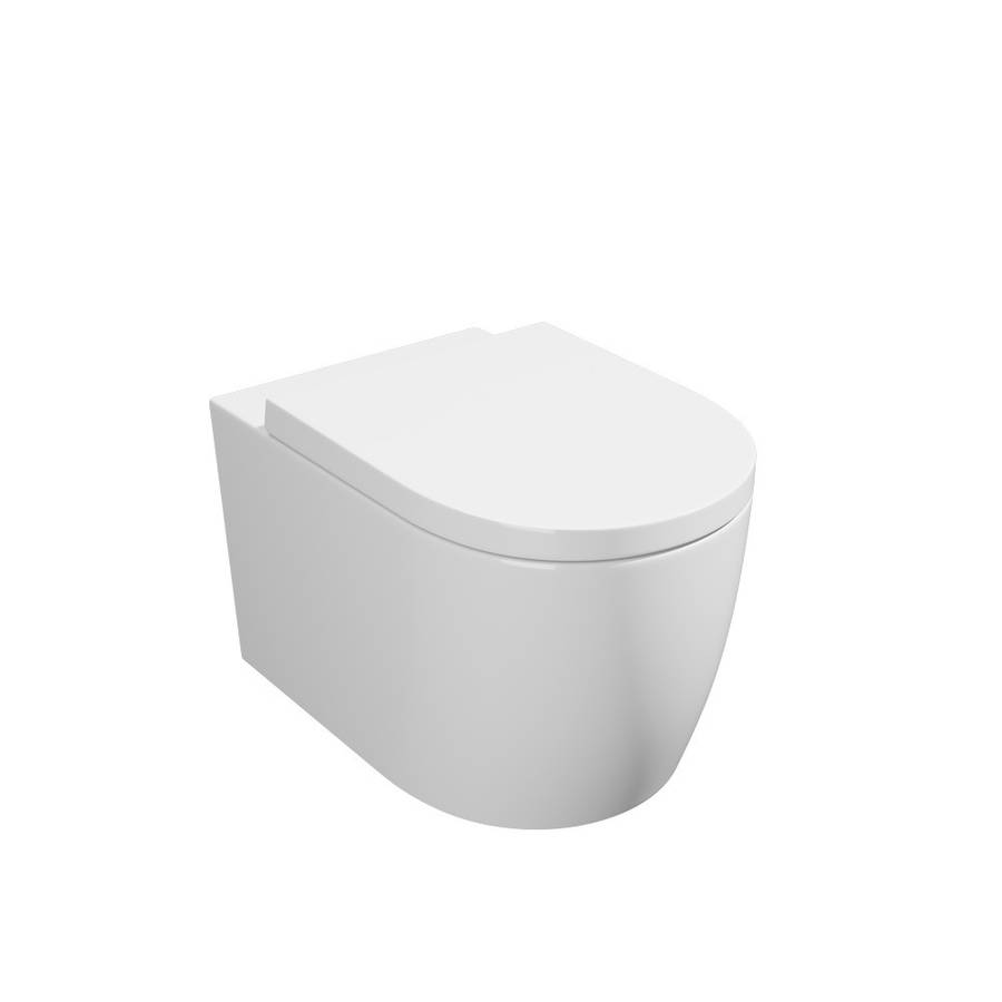 Noa Round Rimless Wall Hung Toilet & Seat