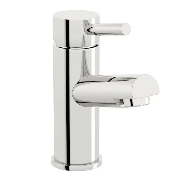 Pearl Basin Mixer Tap With Click Waste - Chrome