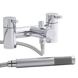 Pearl Shower Bath Mixer Tap - Chrome