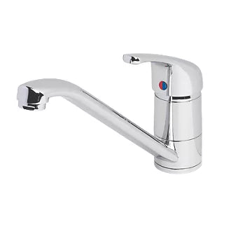 Single Lever Kitchen Sink Mixer Tap With Swivel Spout - Chrome