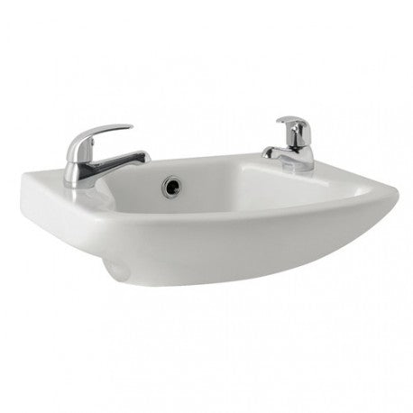 Cloakroom Basin With Single Hole - 465mm