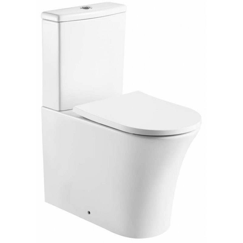 Venice Rimless Close To Wall Wc Toilet With Soft Close Seat