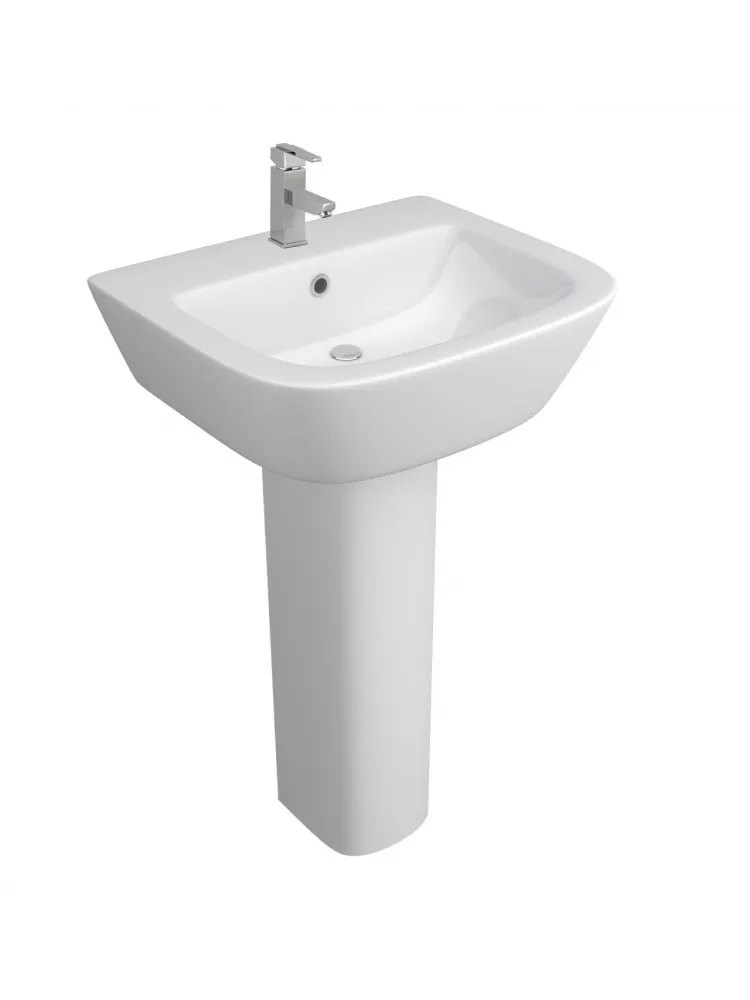 Verona Full Pedestal Basin - 530mm