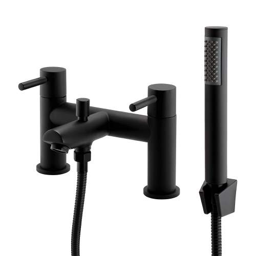 Veto Shower Bath Mixer Tap - Black