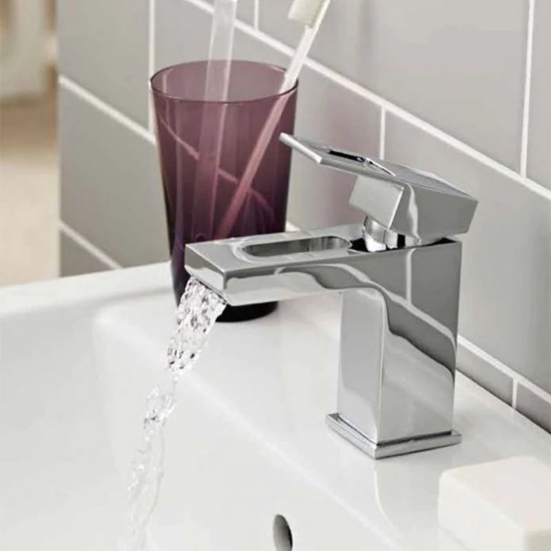 Victoria Basin Mixer Tap With Click Waste - Chrome