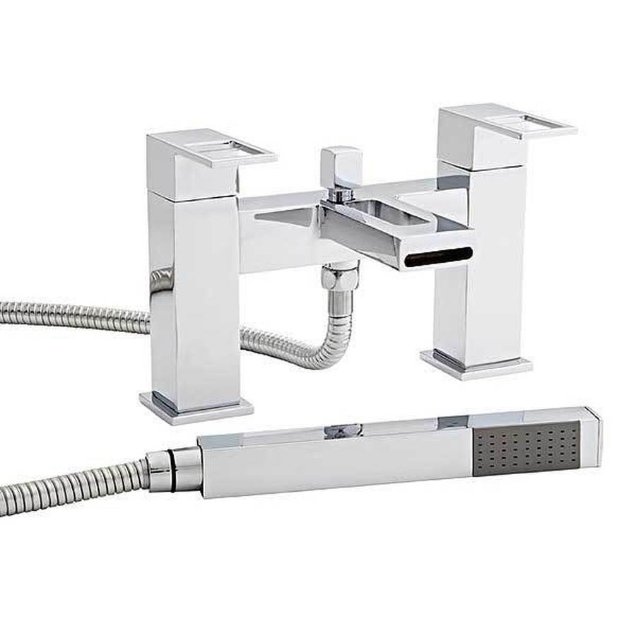 Victoria Shower Bath Mixer Tap - Chrome