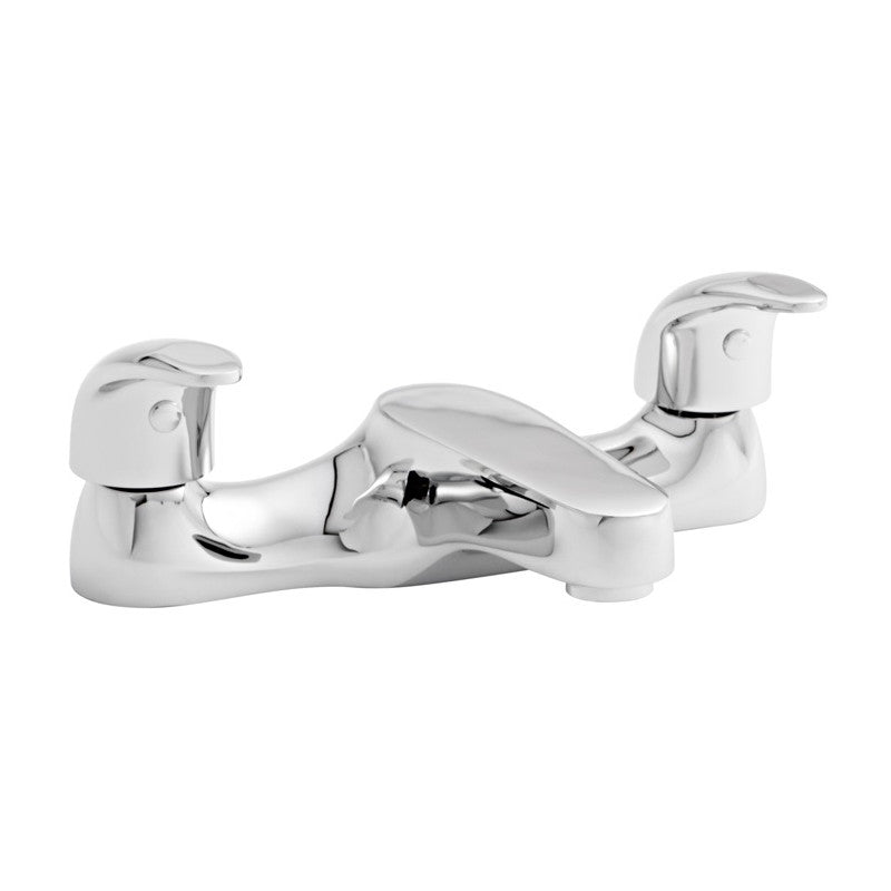 Wave Bath Mixer Tap - Chrome